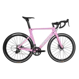 Dengfu Disc Bremse 105 Fahrrad Rahmen Carbon Rennrad 170mm 50/34T Racing Fahrrad Radfahren