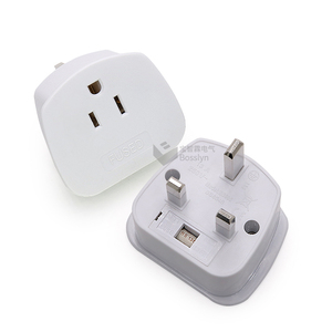 3 Usa <strong>to</strong> <strong>Uk</strong> <strong>Plug</strong> <strong>Adapter</strong> in White with BS8546 Report for <strong>UK</strong> Market - Product Image 6