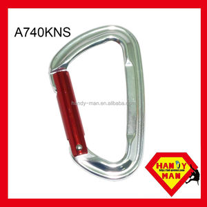 Mosquetón de aluminio para escalada en roca, juego de eslinga, Quickdraw, A740QD - Product Image 4