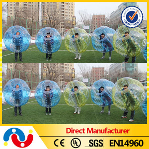Hola 2015 últimas venta caliente alta calidad 1.2 m / 1.5 m pvc / tpu bola de la burbuja para fútbol fútbol burbuja - Product Image 1