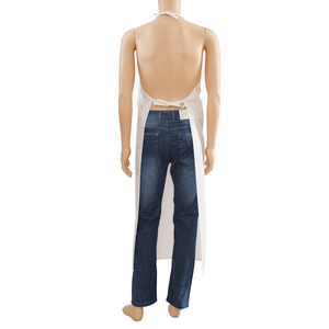 Blanco impermeable y a prueba <span class=keywords><strong>de</strong></span> aceite <span class=keywords><strong>delantal</strong></span> <span class=keywords><strong>de</strong></span> <span class=keywords><strong>PVC</strong></span> para el chef - Product Image 4