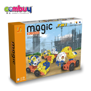 مجموعة السيارة ماجيك بوكلي هندسة مكعبات بناء ذرية - Product Image 2