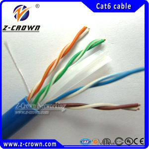 Fabrique de CCA+CCS <span class=keywords><strong>cable</strong></span> reseau <span class=keywords><strong>cat</strong></span> <span class=keywords><strong>6</strong></span> reseau câble cat5e/cat6/cat6a/cat7 305m(1000ft) Fabriqué en Chine - Product Image 1