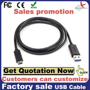 Color blanco USB 3.1 tipo <span class=keywords><strong>C</strong></span> cable tela trenzada USB-<span class=keywords><strong>C</strong></span> y USB-A cable - Product Image 2