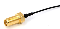 Montaje de Cable Rf impermeable Ip67 Bnc hembra mamparo frontal a Ipx Ufl Rg178 Cable flexible de cobre plateado