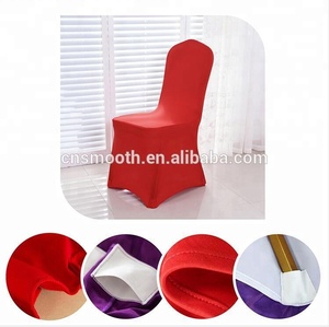 Universal Spandex เก้าอี้สีแดงสำหรับงานแต่งงานตกแต่ง - Product Image 2