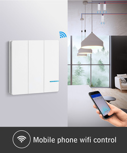 Thông minh RF433 không dây Wifi <span class=keywords><strong>on</strong></span>/off tường chuyển đổi 10A điều khiển từ xa chuyển đổi ánh sáng - Product Image 2