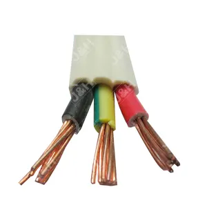 Australian Standard Flat TPS Cable (AS/NZS 5000.2) SAA Certificate 2*2.5+2.5 PVC Wire 3*2.5mm Flat TPS Cable