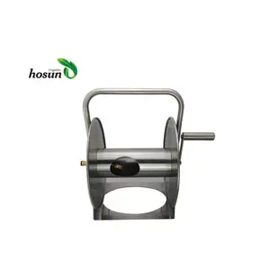 Bobine de <span class=keywords><strong>tuyau</strong></span> d'<span class=keywords><strong>arrosage</strong></span> en acier inoxydable, pour le jardin, Portable, robuste - Product Image 1