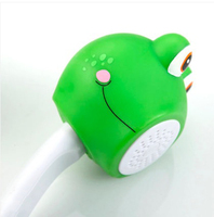 Pommeau de douche ABS sur le thème des animaux de dessin animé pour enfants accessoire de robinet de salle de bain écologique pour douches à main pour hôtels