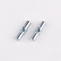 Écrous cylindriques fendus M4 M6 M8 en acier au carbone, alliage de zinc, plaqués zinc, haute précision, sur mesure