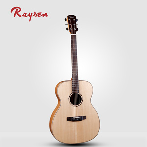 Guitare acoustique en forme de OM, vente chaude <span class=keywords><strong>2018</strong></span>, guitare acoustique à dos rond en koa, fabrication d'usine - Product Image 2