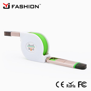 Chaude 100 cm de Haute Qualité 2 en 1 Câble de Données de Charge pour <span class=keywords><strong>iPhone</strong></span> 5 6 7/Android, Sumsung Rétractable <span class=keywords><strong>Micro</strong></span> <span class=keywords><strong>USB</strong></span> câble - Product Image 4