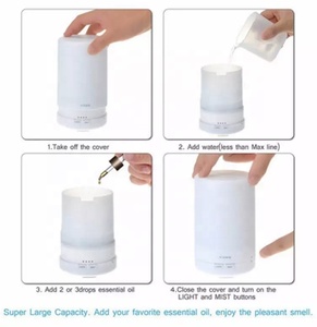 <span class=keywords><strong>Diffuseur</strong></span> d'huiles essentielles portable Innogear 2020 à ultrasons 100 ml avec lumières LED colorées changeantes, <span class=keywords><strong>diffuseur</strong></span> d'arômes Urpower - Product Image 3