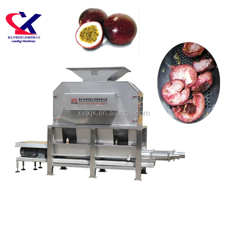 Lingxian Machines De Jus De Fruit de la Passion Extracteurs avec grande capacité 2-3 t/h