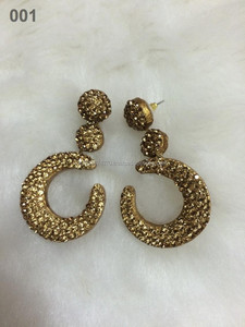 Élégantes boucles d'oreilles pendantes en cristal et strass pour femmes, idéales pour les fêtes, mariages, anniversaires, cadeaux - Product Image 5