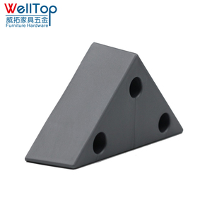 Patas triangulares de <span class=keywords><strong>pl</strong></span>ástico para sofá, pies de ajuste para muebles - Product Image 4