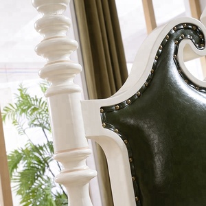 Nouveau <span class=keywords><strong>lit</strong></span> King Size moderne de style américain avec tête de <span class=keywords><strong>lit</strong></span> en cuir <span class=keywords><strong>vert</strong></span> noirâtre MDF Panneau en bois Meubles de chambre à coucher - Product Image 6