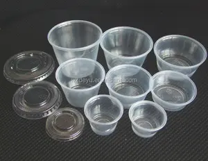 Drinking plastic cup hot sale jelly disposable sauce jam taste for food deyu pp dy10 0.75oz - 4oz