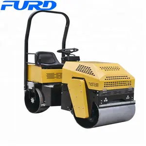 Sud Africa popolare usato 1 ton strada rullo compattatore vibrante rulli (FYL-880)