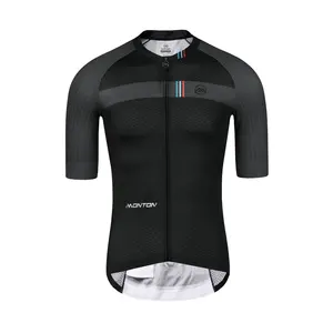 Maillot de cyclisme professionnel Aero Fit noir en tissu Dragon Fly MITI <span class=keywords><strong>italien</strong></span>, vêtements de cyclisme personnalisés, vélo - Product Image 1
