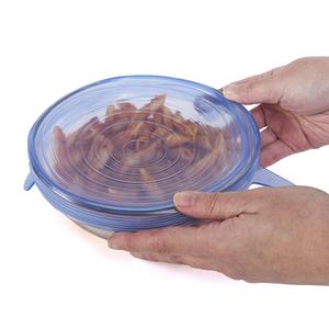 Haute Qualité Silicone Couvercles Stretch Frais <span class=keywords><strong>de</strong></span> Maintien Alimentaire Étirable <span class=keywords><strong>Film</strong></span> Couverture <span class=keywords><strong>de</strong></span> Joint, Sécurité-SANS BPA - Product Image 6
