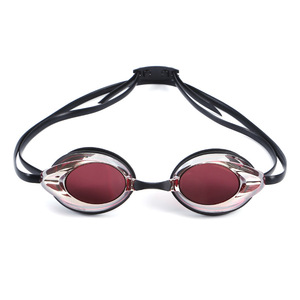 बच्चों के लिए रेसिंग और प्रतिस्पर्धी काले चश्मे तैराकी चश्मे - Product Image 2