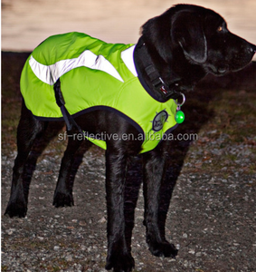 2024 مخصص تصميم جديد عالي الرؤية ضوء وظيفي حيوانات أليفة كلب قوس قزح عاكس معطف مطر جاكيت للليل أنشطة خارجية السلامة - Product Image 6