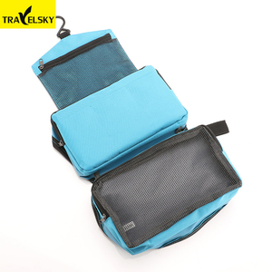 Travelsky Personalizzato multi funzione pianura cosmetico hanging articoli da toilette borsa da viaggio - Product Image 2