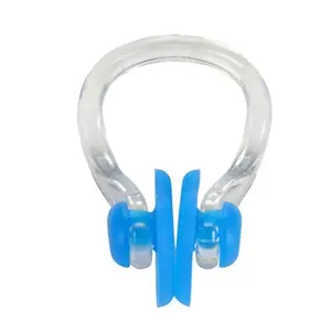 Best Selling Nose Clip Earplugs Natação Esporte Earplug Nose Clip Ferramenta Silicone Macio Impermeável 5g Silicone Plug 2.7*3.7*1cm