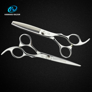 Tijeras profesionales curvadas afiladas <span class=keywords><strong>para</strong></span> cortar el pelo, tijeras de acero japonés <span class=keywords><strong>para</strong></span> peluquería de <span class=keywords><strong>perros</strong></span> y Mascotas - Product Image 4
