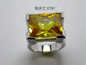 princess cut ring(Custom Design Only)