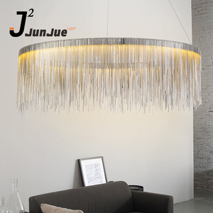 Dövme demir lineer avize modern LED kolye ışık - Product Image 3