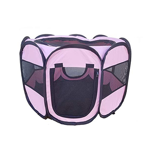 Migliore Materiale Nuovo Grande Rosa Cane di Animale Domestico Del Gatto Tenda Esercizio Pet Box