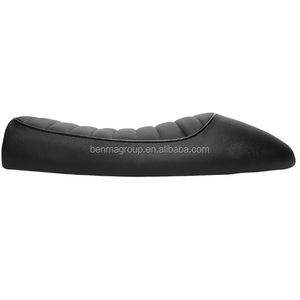 Piezas para asientos de motocicleta, Aro y respaldo de cuero suave cg125 cafe racer, calidad - Product Image 4