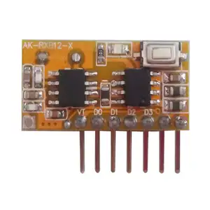 Decodificador de banda de AK-RXB12-X, módulo receptor de radio con control remoto