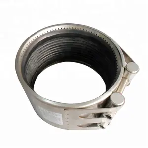 Stainless steel SS repair coupling water pipe repair clamp for cast iron pipe