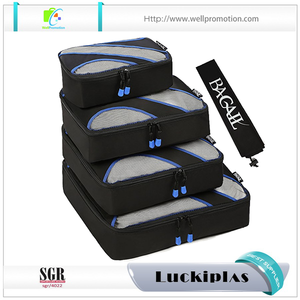 Léger promotionnel Ripstop Voyage Bagages Emballage Organisateurs Emballage Cubes 4 Set - Product Image 1
