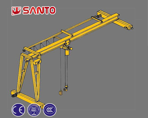 Cần Cẩu Giàn Dầm Đơn Với Cuộn Cáp Nguồn Điện Đi Du Lịch Trên Đường Ray Mặt Đất Từ Các Nhà Sản Xuất Cần Cẩu Giàn Trung Quốc - Product Image 6