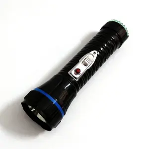 Hot selling items in Africa and South America waterproof LED battery Iron plastic flashlight