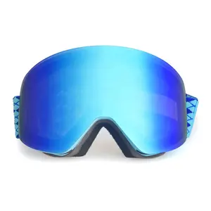 Antifog double lens magnet snow custom ski goggles