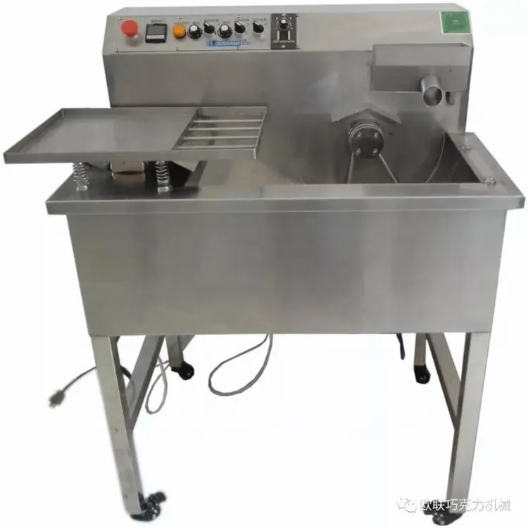 JUYOU CE Approved Machine To Make Chocolate / Small Chocolate Moulding Machine / Chocolate Tempering Machine