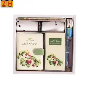 planner dairy and sticky note book for gift set