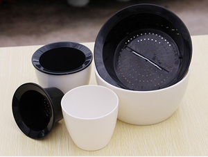 Pot de fleurs en plastique pour plantes, arrosage de jardin <span class=keywords><strong>à</strong></span> <span class=keywords><strong>domicile</strong></span>, <span class=keywords><strong>prix</strong></span> d'usine, - Product Image 2