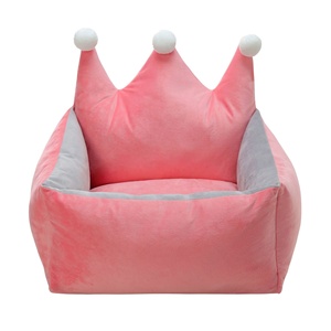 Cama para mascotas de estilo de princesa, diseño de corona, bonito modelo creativo, perrera extraíble de algodón, sofá de cama para perro - Product Image 3