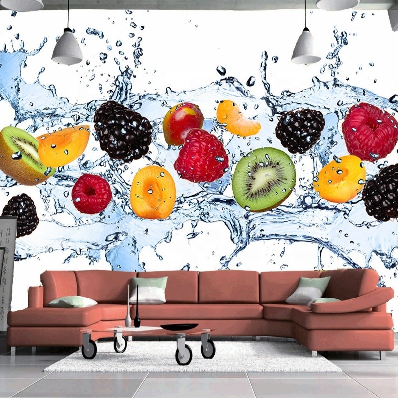 Lot 3 Posters Fruits Market Citrons A3 - Décoration Murale Vintage Cuisine