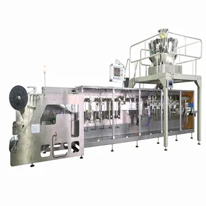 High Quality HFFS Horizontal Packing Machine For Stand Up Bag With Corner Spout