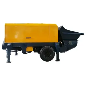 Portable Hydraulic Concrete conveying transport pump for high rise use