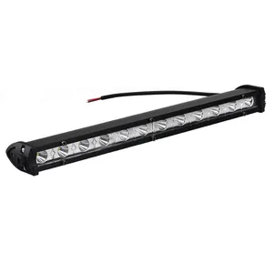 Super slim single row spot 12v 15inch 36w cheap led light bars in china for trucks