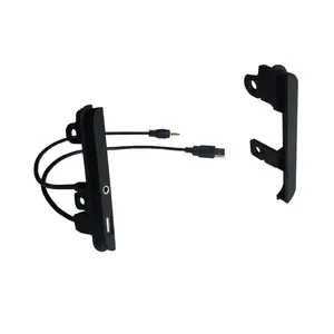 Universal para kit veicular do toyota duplo din w. Fascia de instalação do rádio estéreo porta usb aux +